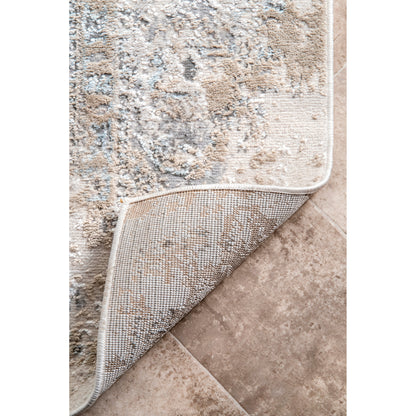 Nuloom Vintage Jodee Cfdr04B Silver Area Rug