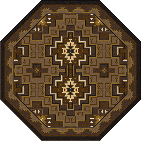 American Dakota Two Sisters Chestnut Rug