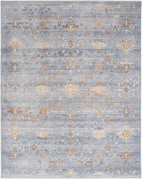 Nourison Elegant Heirlooms Elh02 Blue Ivory Area Rug