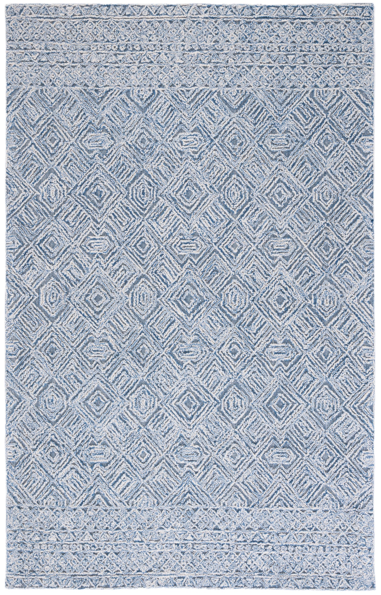 Safavieh Textual Txt201M Blue/Ivory Rug.