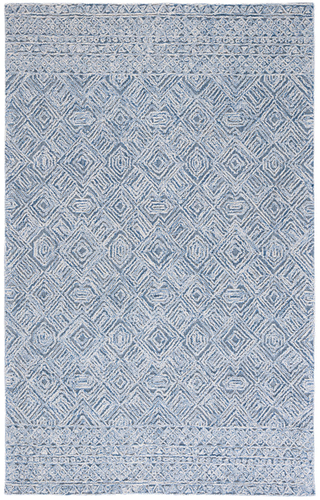Safavieh Textual Txt201M Blue/Ivory Rug.