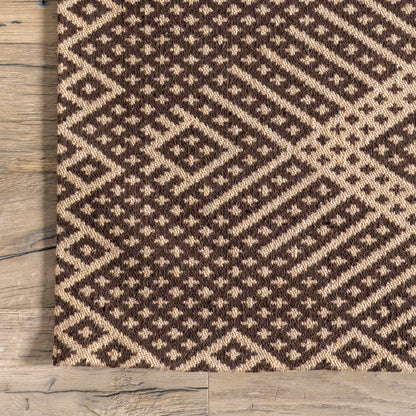 Nuloom Leith Geometric Nirv01A Natural Area Rug