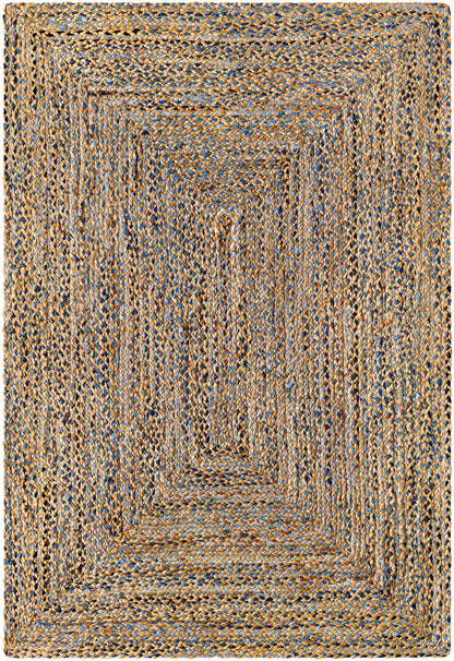 Surya Trenzado Tzd-2300 Camel, Nickel, Tan, Metallic - Silver, Brick, Onyx Area Rug