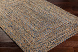 Surya Trenzado Tzd-2300 Camel, Nickel, Tan, Metallic - Silver, Brick, Onyx Rug.