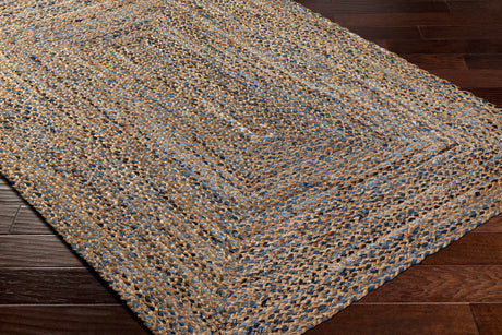 Surya Trenzado Tzd-2300 Camel, Nickel, Tan, Metallic - Silver, Brick, Onyx Rug.