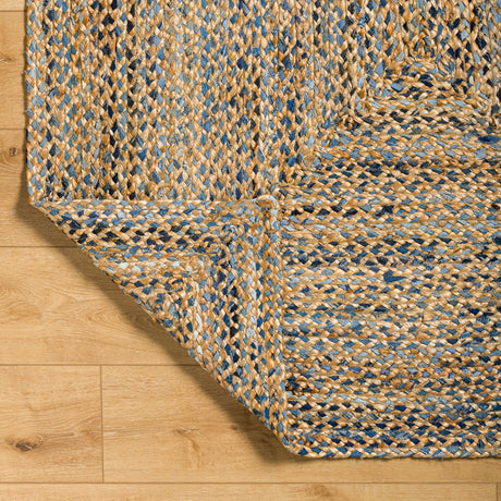 Surya Trenzado Tzd-2300 Camel, Nickel, Tan, Metallic - Silver, Brick, Onyx Rug.
