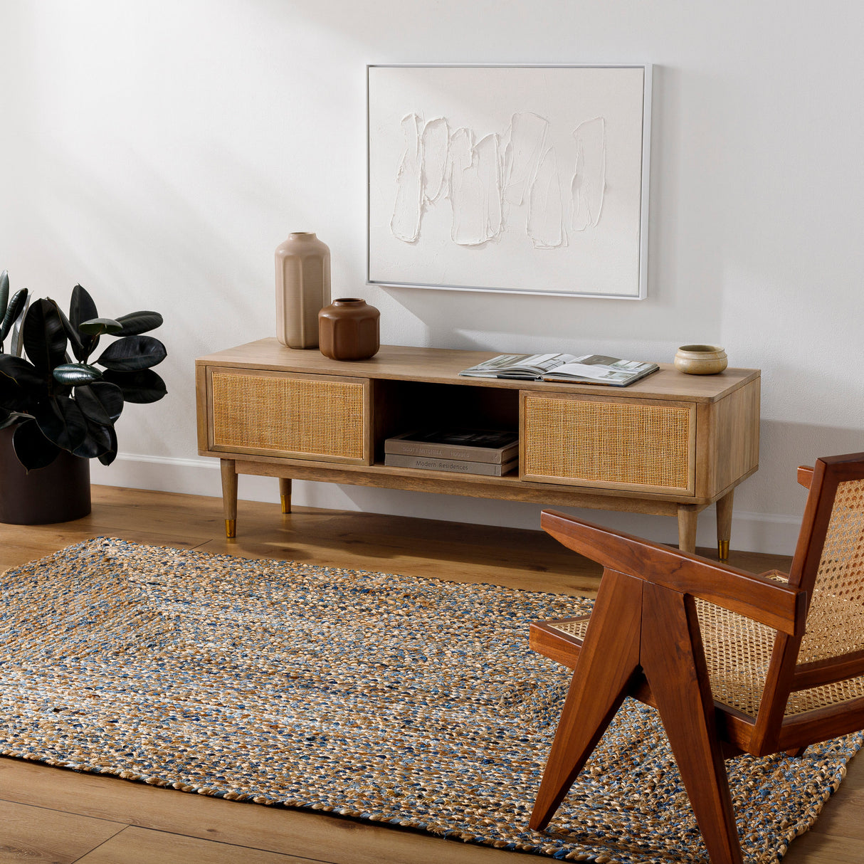 Surya Trenzado Tzd-2300 Camel, Nickel, Tan, Metallic - Silver, Brick, Onyx Rug.