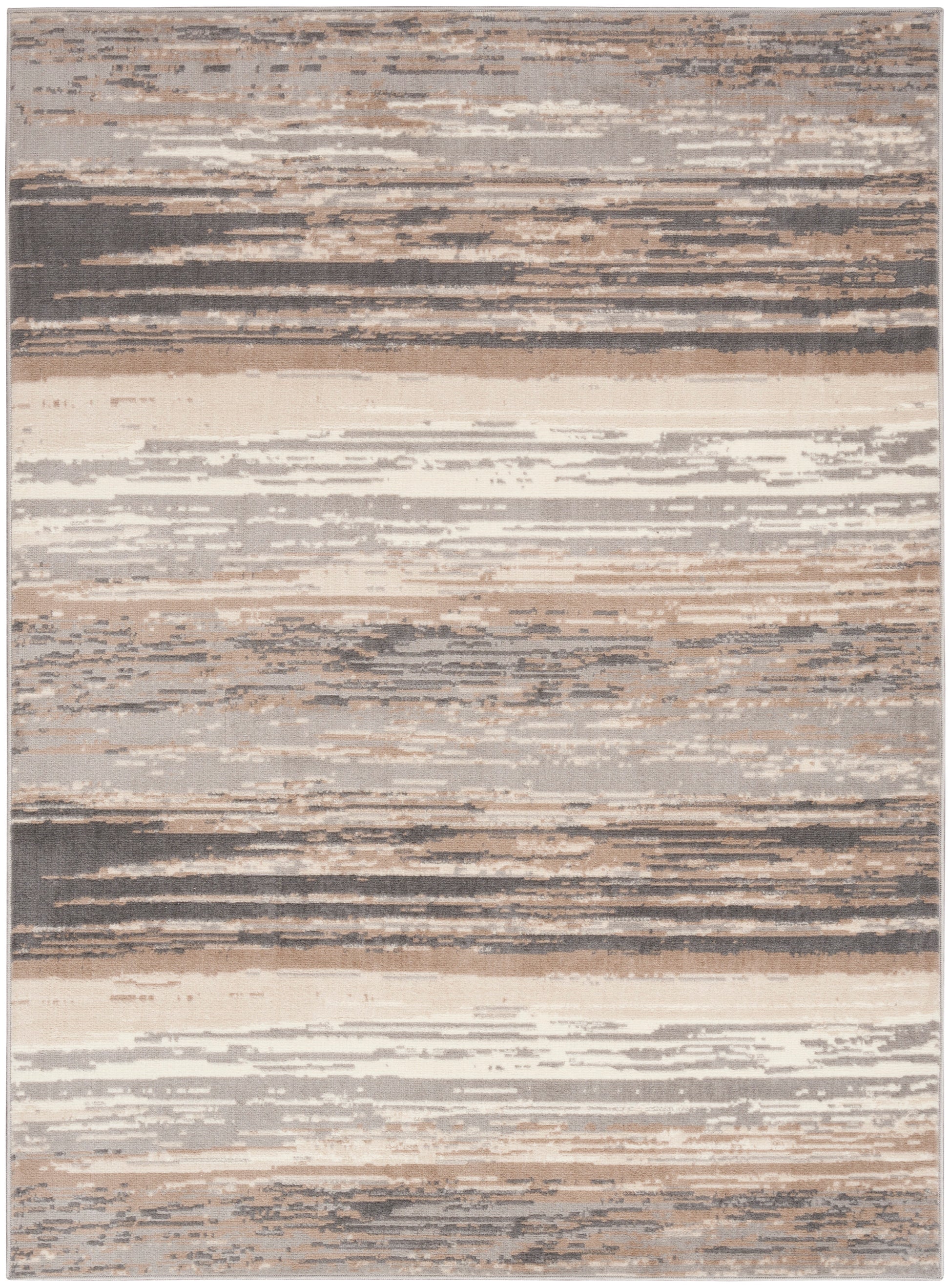 Nourison Jubilant Jub04 Grey Beige Area Rug