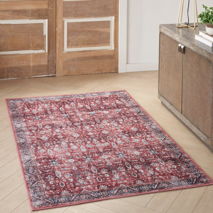 Nourison Grand Washables Grw06 Brick Ivory Area Rug