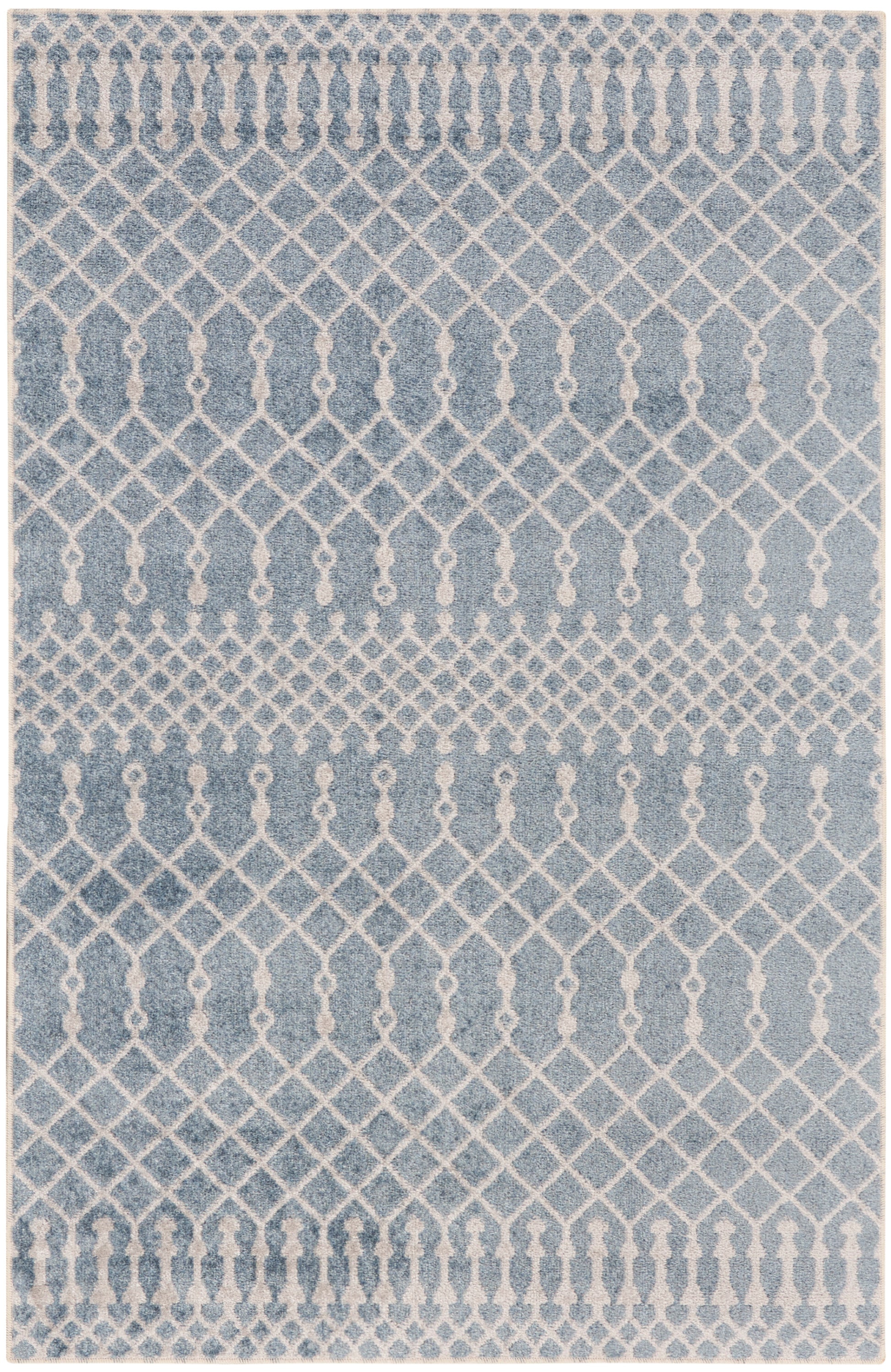 Nourison Astra Machine Washable Asw10 Blue Area Rug