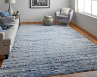 Feizy Edgemont Edg39Ilf Blue/Ivory Area Rug