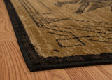 United Weavers Affinity Bear Cave Gold Rug - angle view
