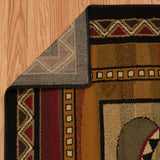 United Weavers Affinity Canoe Sunset Lodge Rug - backing detail