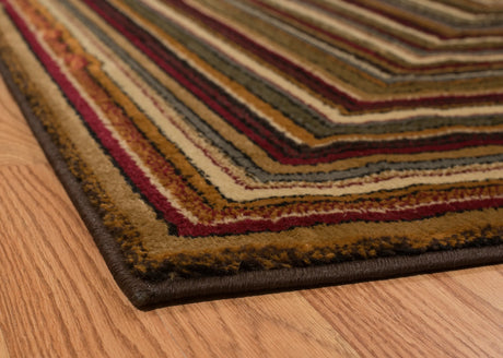 United Weavers Affinity Chapelle Multi Rug - angle view