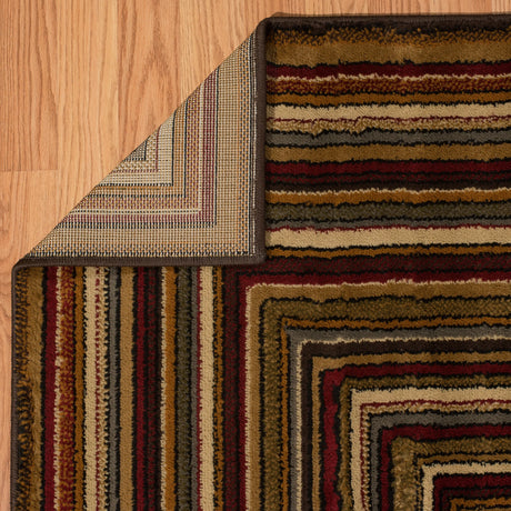 United Weavers Affinity Chapelle Multi Rug - backing detail