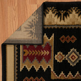 United Weavers Affinity Coltan Black Rug - backing detail