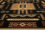 United Weavers Affinity Coltan Black Rug - close-up detail