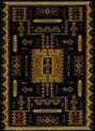 United Weavers Affinity Coltan Black Rug - runner front view