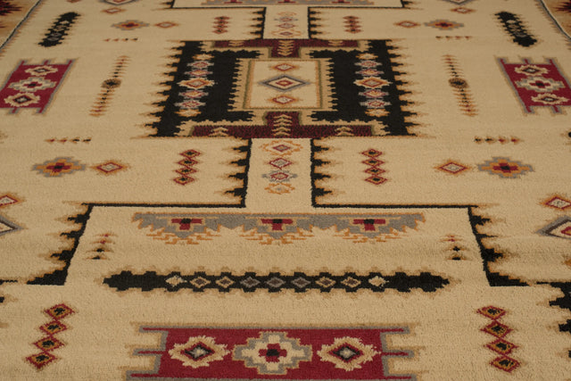 United Weavers Affinity Coltan Ivory Rug - close-up detail