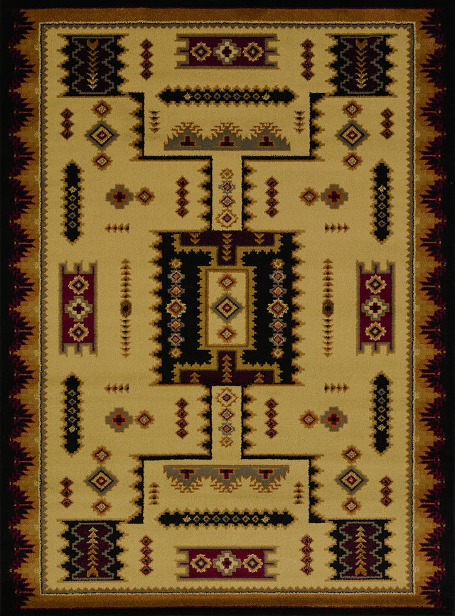 United Weavers Affinity Coltan Ivory Rug - runner front view