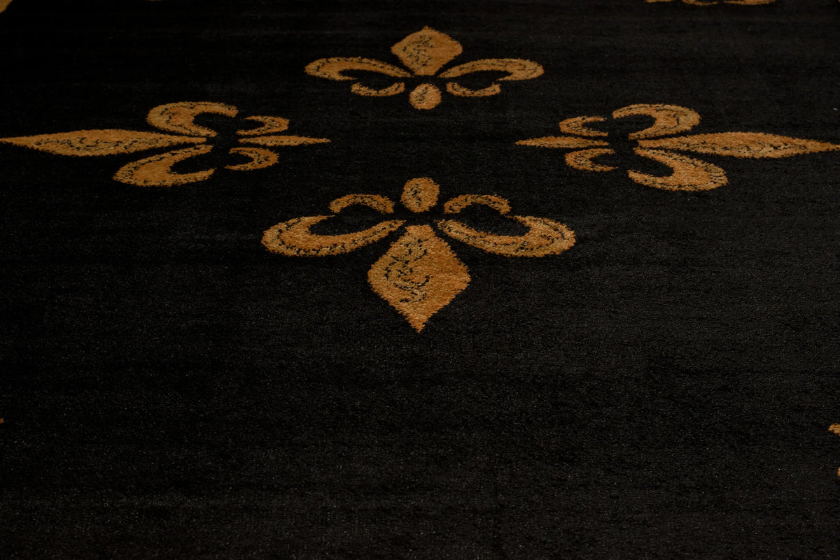 United Weavers Affinity Fdl Black Rug - close-up detail