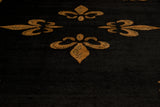 United Weavers Affinity Fdl Black Rug - close-up detail