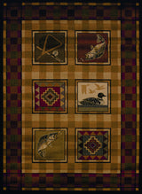 United Weavers Affinity Lodge Stamp Lodge Rug - front view