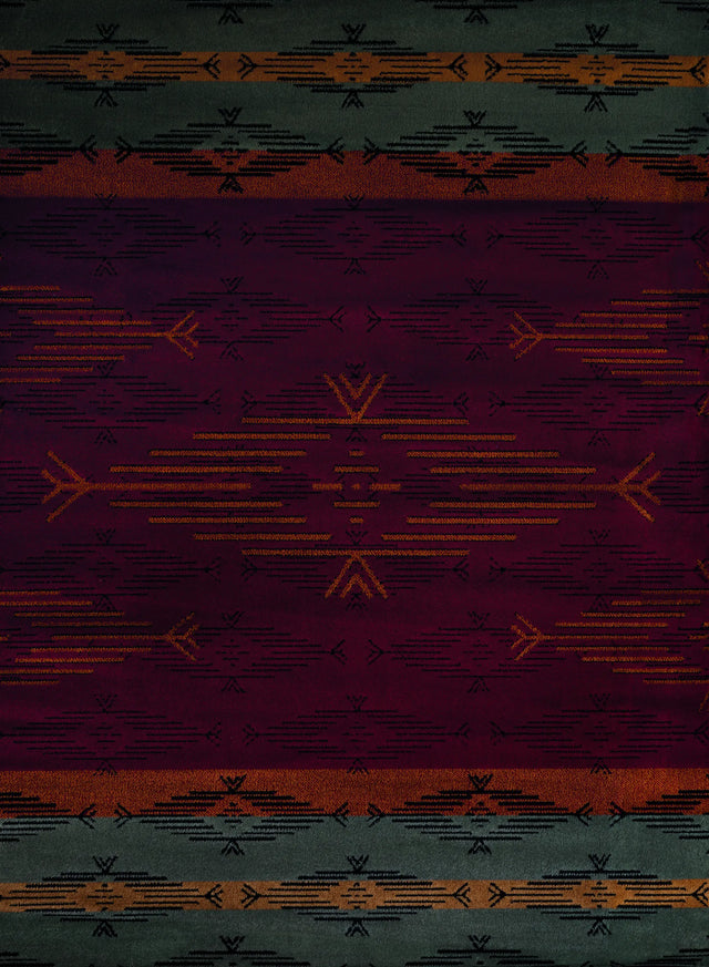 United Weavers Affinity Native Skye Red Rug - runner front view