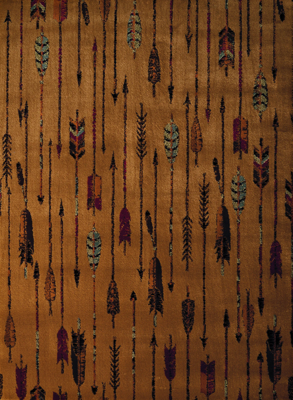 United Weavers Affinity Quilted Arrow Natural Rug - runner front view