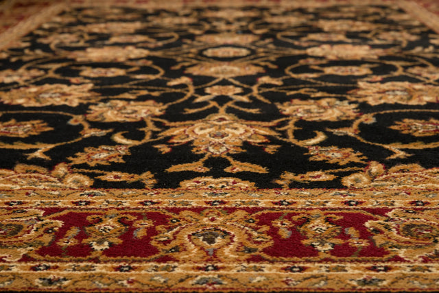 United Weavers Affinity Reza Black Rug - close-up detail