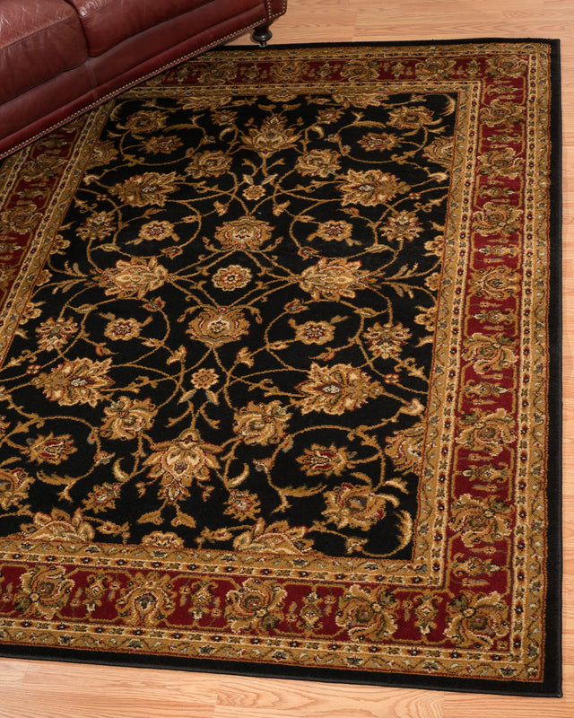 United Weavers Affinity Reza Black Rug - room scene
