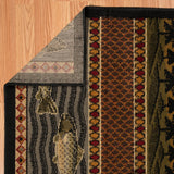 United Weavers Affinity River Ridge Lodge Rug - backing detail