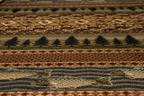 United Weavers Affinity River Ridge Lodge Rug - close-up detail