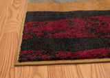 United Weavers Affinity Shadows Brown Rug - angle view