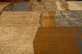 United Weavers Affinity Shadows Brown Rug - close-up detail
