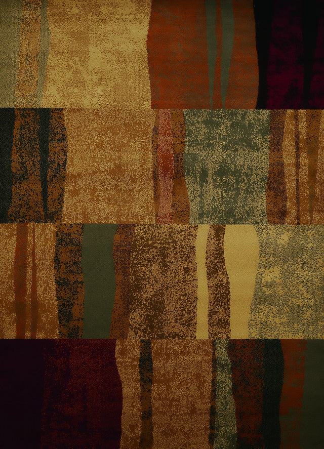 United Weavers Affinity Shadows Brown Rug - front view