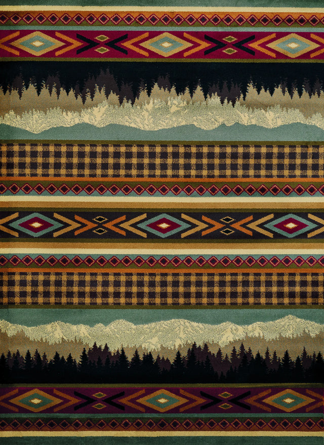 United Weavers Affinity Spring Mountain Multi Rug - front view