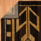 United Weavers Affinity Teton Brown Rug - backing detail