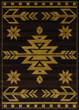 United Weavers Affinity Teton Brown Rug - front view