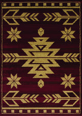 United Weavers Affinity Teton Red Rug - runner front view