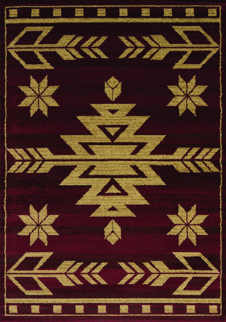 United Weavers Affinity Teton Red Rug - runner front view