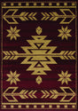 United Weavers Affinity Teton Red Rug - runner front view