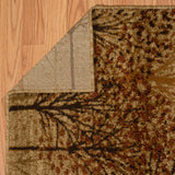United Weavers Affinity Tree Blossom Natural Rug - backing detail