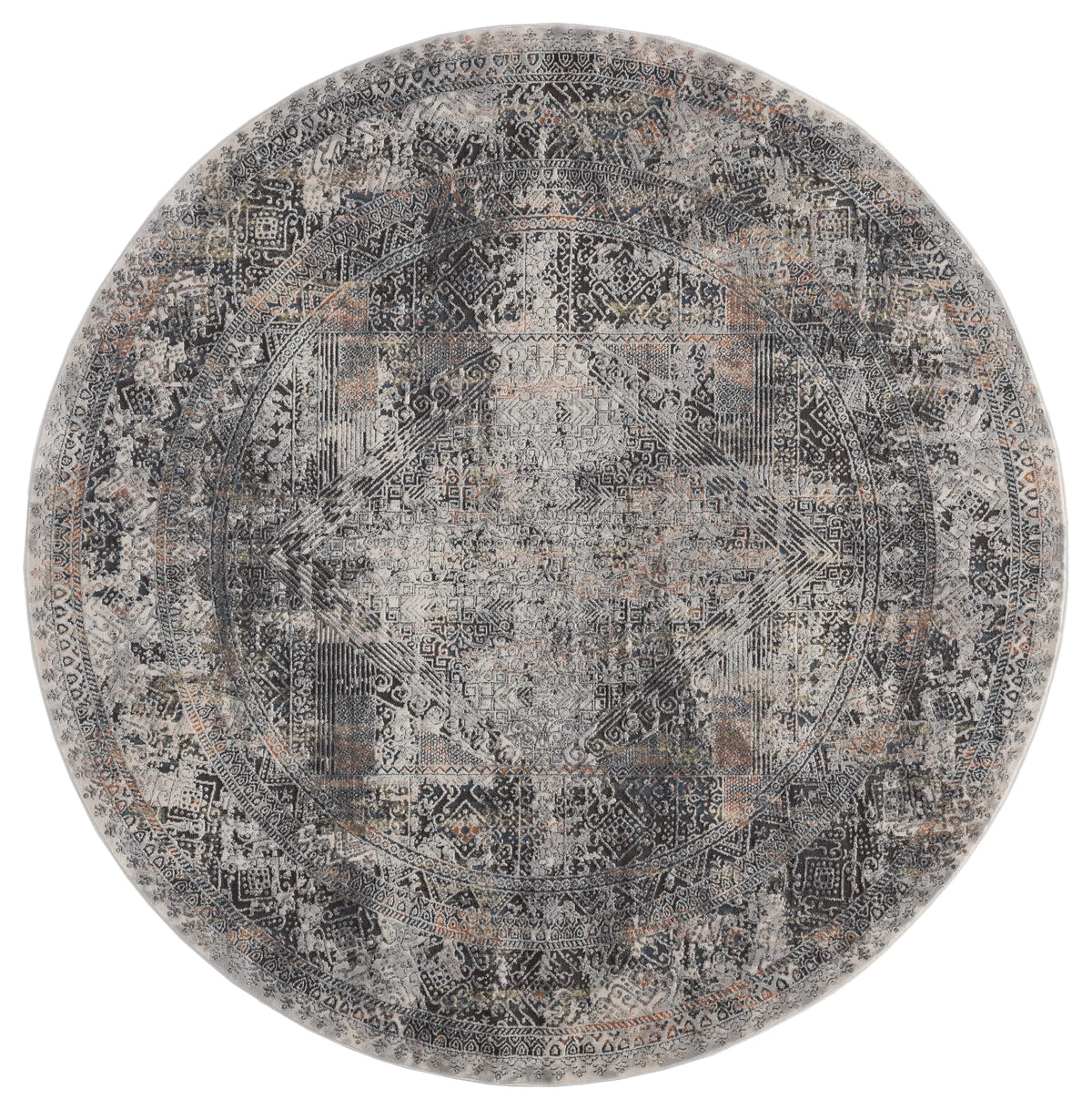 United Weavers Allure Bellamy Multi Rug - round front view