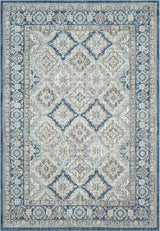 United Weavers Armada Amazing Grace Blue Rug - front view