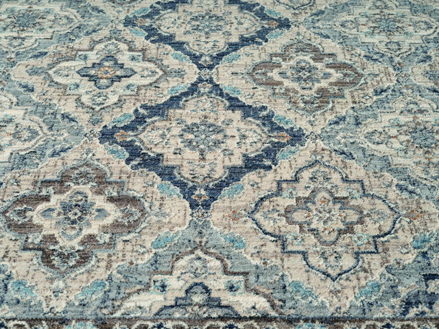 United Weavers Armada Amazing Grace Blue 454521961 Blue Rug - close-up detail