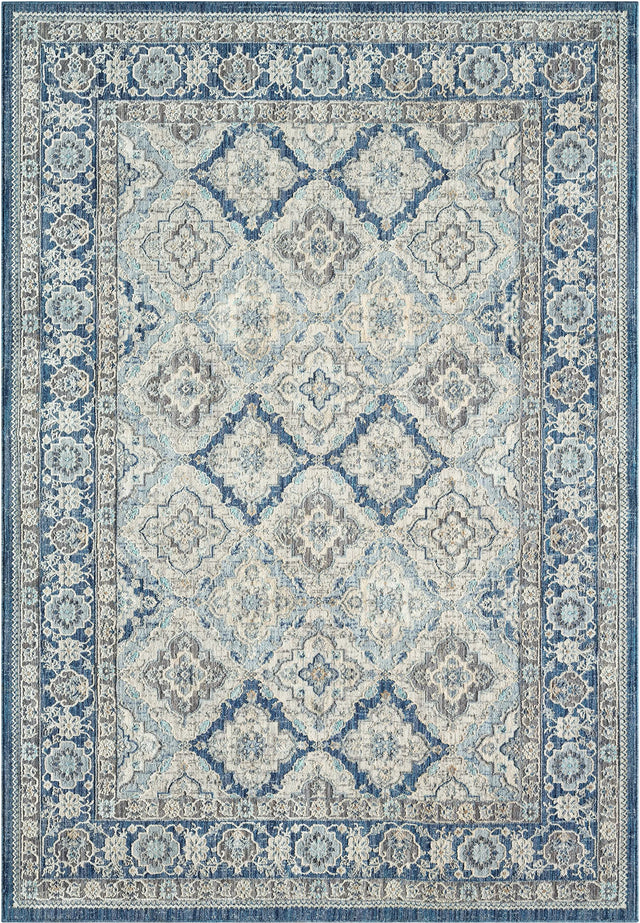 United Weavers Armada Amazing Grace Blue 454521961 Blue Rug - front view