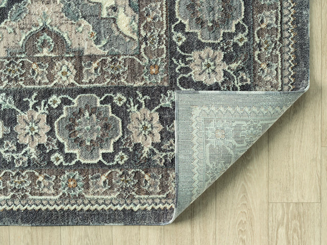 United Weavers Armada Amazing Grace Grey Rug - backing detail