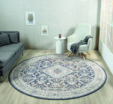 United Weavers Armada Austro Brown Rug - round room scene
