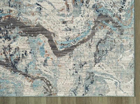 United Weavers Armada Blessed Blue Rug - angle view